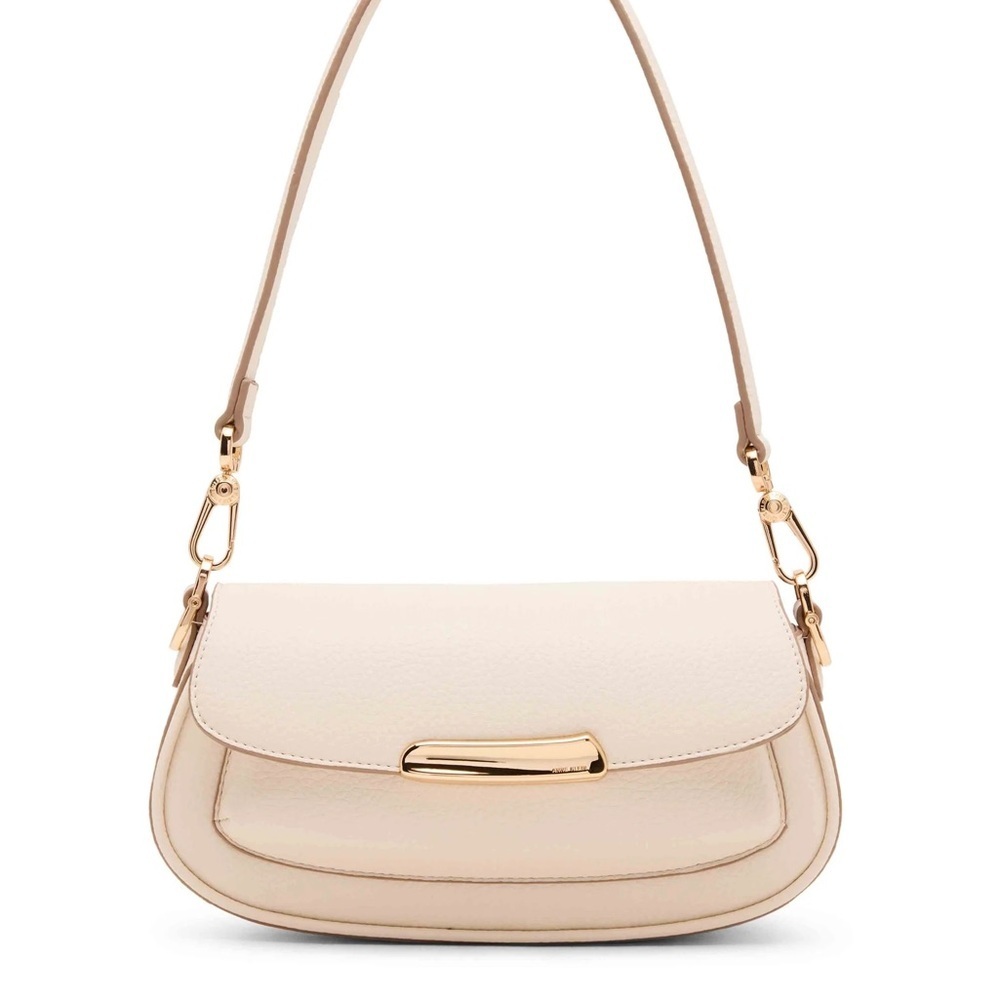 NWT Anne Klein Sculpted Plaque East West Shoulder Bag